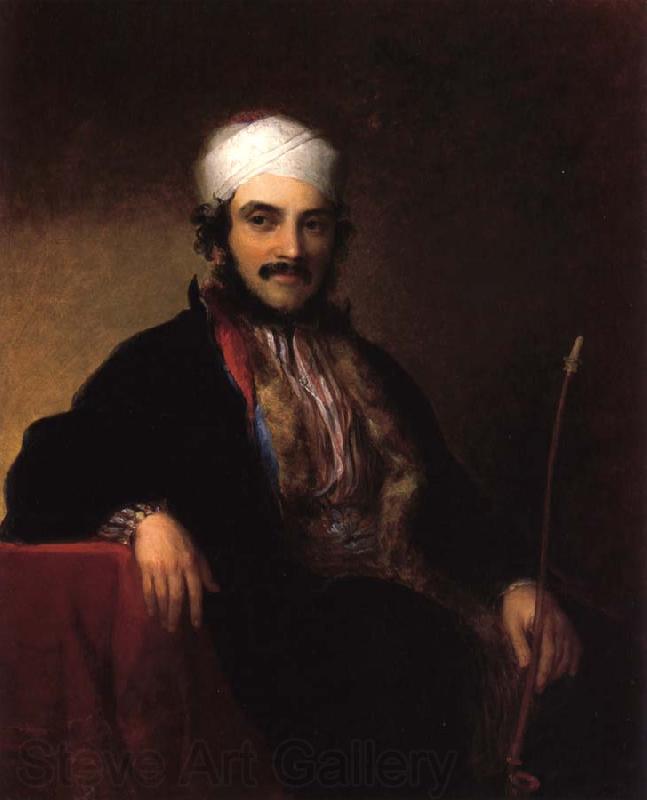 Asher Brown Durand Portrait of Isaac Edrebi of Morocco